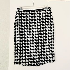 Talbots Wool Houndstooth Skirt